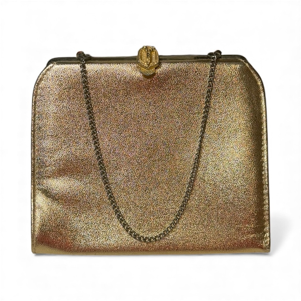 Vintage Gold Chain Evening Bag